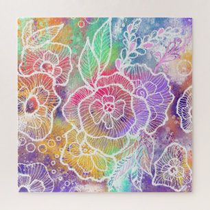 Blume im Garten Puzzle