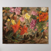 Blume im Garten | Tadeusz Makowski Poster (Vorne)