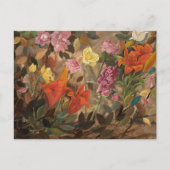 Blume im Garten | Tadeusz Makowski Postkarte (Vorderseite)