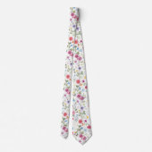 Blume im Garten Wildblume Blumenstrauch Krawatte (Rückseite)