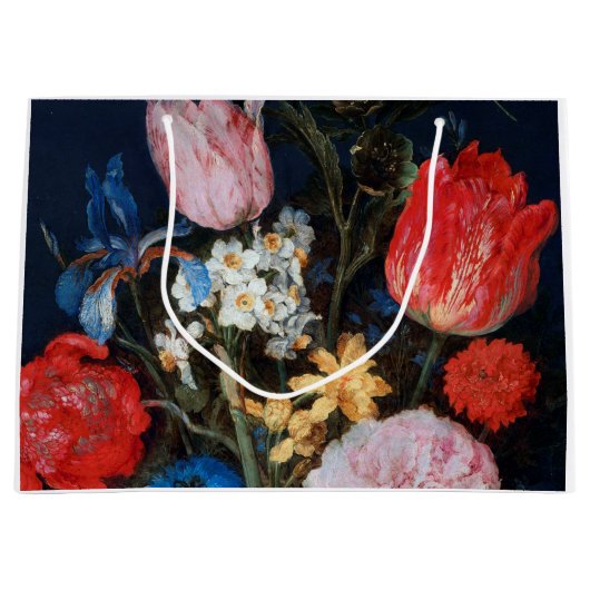 Blume im Glass Vessel, Jan Brueghel, der Ältere Große Geschenktüte (Vorderseite)