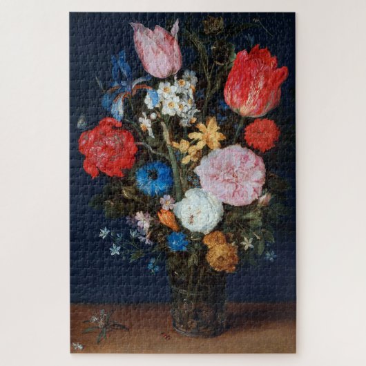 Blume im Glass Vessel, Jan Brueghel, der Ältere Puzzle (Vertikal)