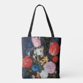 Blume im Glass Vessel, Jan Brueghel, der Ältere Tasche (Rückseite)