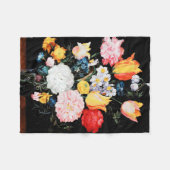 Blume im Glass Vessel, Jan Brueghel, der Jüngere Fleecedecke (Vorderseite (Horizontal))