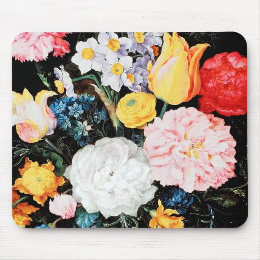 Blume im Glass Vessel, Jan Brueghel, der Jüngere Mousepad (Vorne)