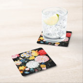 Blume im Glass Vessel, Jan Brueghel, der Jüngere Rechteckiger Pappuntersetzer (Vor Ort)