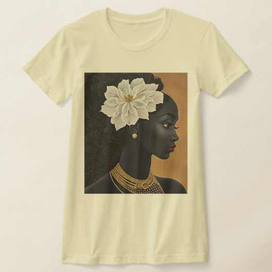Blume im Haar T-Shirt (Ablage )