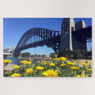 Blume im Hafen von Sydney Puzzle