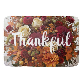 Blume im Herbst Dankbares Bath Mat Badematte