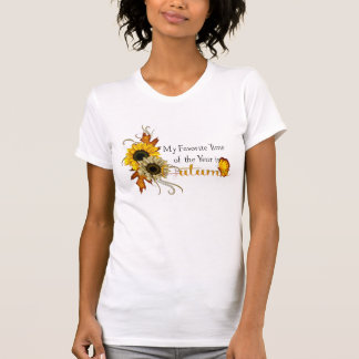 Blume im Herbst Favoritenzeit T - Shirt