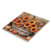 Blume im Herbst Fliese (Seite)