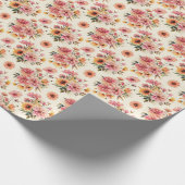 Blume im Herbst Geschenkpapier (Ecke)