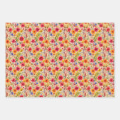 Blume im Herbst Geschenkpapier Set (Vorderseite 3)