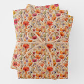 Blume im Herbst Geschenkpapier Set (Beispiel)