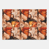 Blume im Herbst Geschenkpapier Set (Vorderseite 3)
