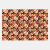 Blume im Herbst Geschenkpapier Set (Vorderseite)