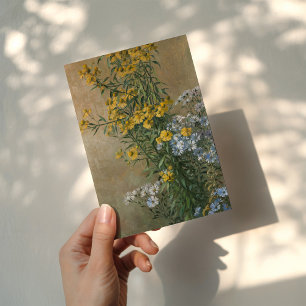 Blume im Herbst   Gunnar Gunnarsson Wennerberg Karte