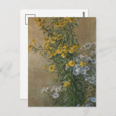 Blume im Herbst | Gunnar Gunnarsson Wennerberg Postkarte (Vorne/Hinten)