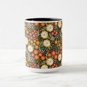 Blume im Herbst Herbstfarben Monogramm-Tasse Tasse (Zentrum)