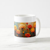 Blume im Herbst Kaffeetasse (VorderseiteRechts)