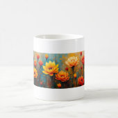 Blume im Herbst Kaffeetasse (Mittel)