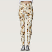 Blume im Herbst Leggings (Vorderseite)