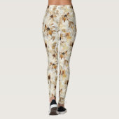 Blume im Herbst Leggings (Rückseite)