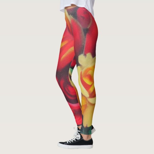 Blume im Herbst Leggings (Links)