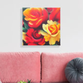 Blume im Herbst Leinwanddruck (Insitu (Wohnzimmer))