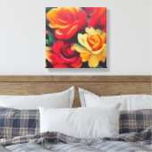 Blume im Herbst Leinwanddruck (Insitu (Schlafzimmer))