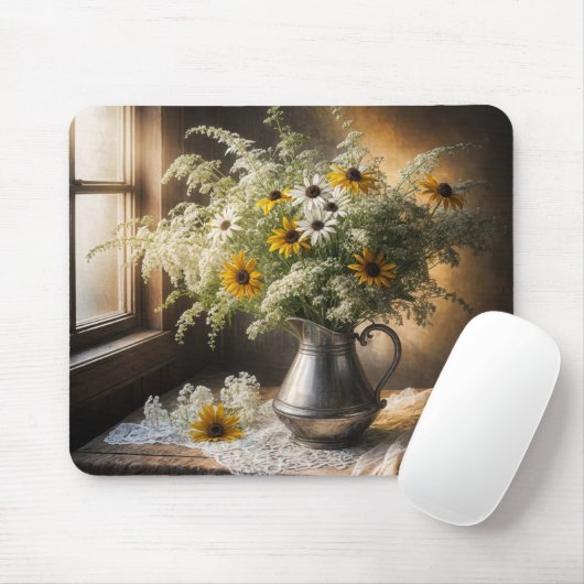 Blume im Herbst Mousepad (Mit Mouse)