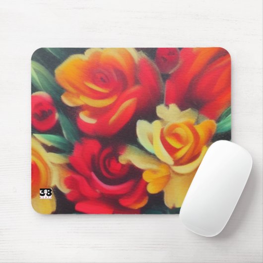 Blume im Herbst Mousepad (Mit Mouse)