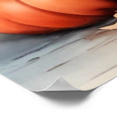 Blume im Herbst Poster (Ecke)