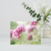 Blume im Herbst Postkarte (Stehend Vorderseite)