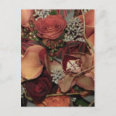 Blume im Herbst Postkarte (Vorderseite)