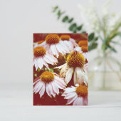 Blume im Herbst Postkarte (Stehend Vorderseite)