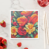 Blume im Herbst Serviette (Beispiel)