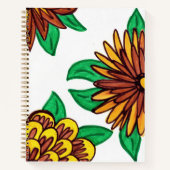Blume im Herbst SpiralNotebook Notizblock (Vorderseite)