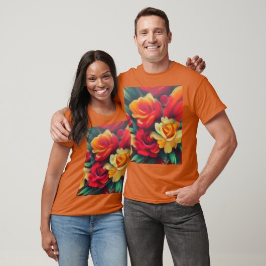 Blume im Herbst T-Shirt (Unisex)