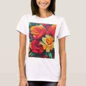 Blume im Herbst T-Shirt (Vorderseite)