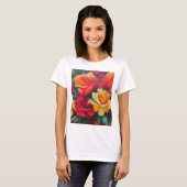 Blume im Herbst T-Shirt (Vorne ganz)