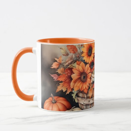 Blume im Herbst Tasse (Links)