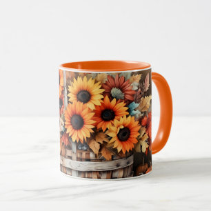Blume im Herbst Tasse
