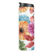 Blume im Herbst Thermosbecher (Nach rechts gedreht)