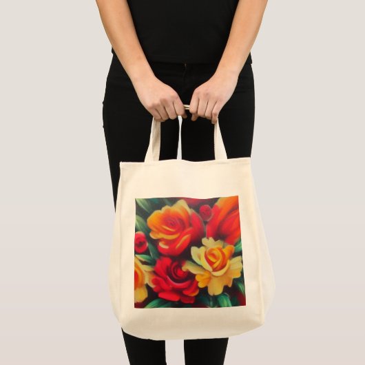 Blume im Herbst Tragetasche (Vorderseite (Produkt))