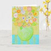 Blume im Himmel Karte (Gelbe Blume)