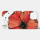 Blume im Hintergrund Case-Mate iPhone Hülle (Rückseite (Horizontal))