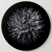 Blume im Hintergrund in Schwarz und Weiß 20 Button (Vorderseite)