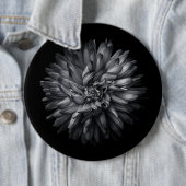 Blume im Hintergrund in Schwarz und Weiß 20 Button (Beispiel)