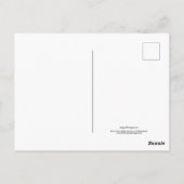 Blume im Hintergrund in Schwarz und Weiß Nr. 49 Postkarte (Rückseite)